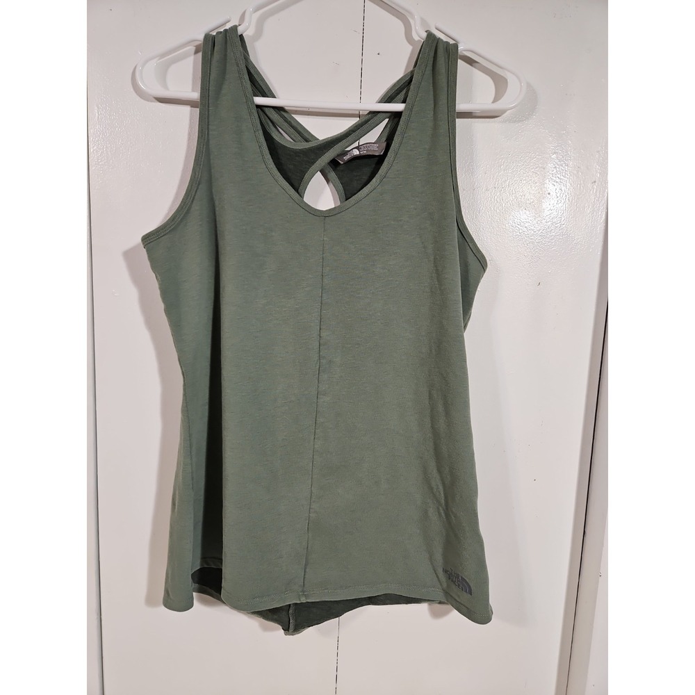 The North Face Breezeback Tank Womens Medium Green Relaxed Fit tank(1767